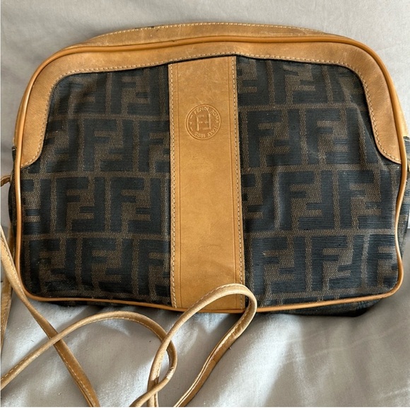 Vintage Fendi Shoulder Bag Zucca - Picture 1 of 15